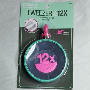 Conair Tweezers with 12X Magnifying Mirror